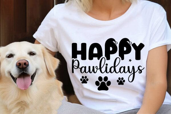 Happy Pawlidays SVG Angelina750 