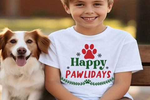 Happy Pawlidays SVG Angelina750 