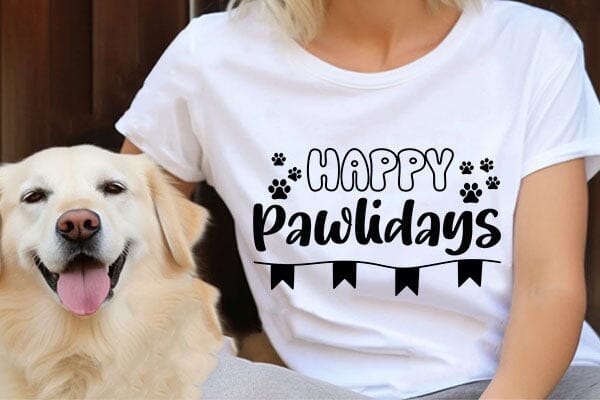 Happy Pawlidays SVG Angelina750 
