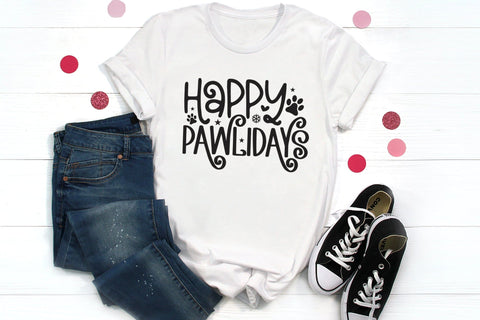 Happy Pawlidays SVG, Christmas Dog SVG SVG CraftLabSVG 