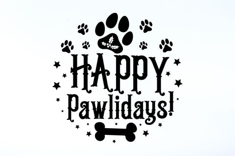 Happy pawlidays SVG Design SVG Regulrcrative 