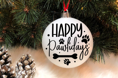 Happy pawlidays SVG Design SVG Regulrcrative 