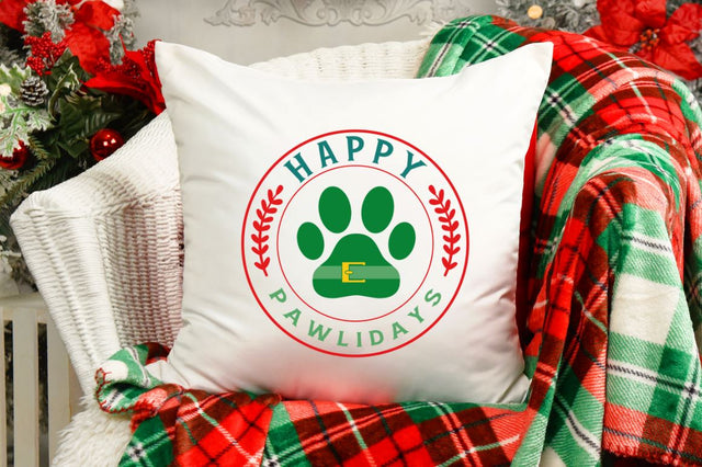 Happy pawlidays SVG SVG DESIGNISTIC 