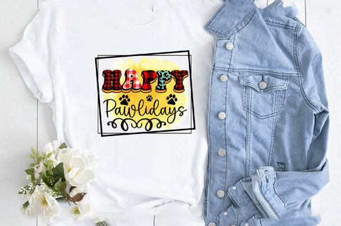 happy pawlidaysc Sublimation SVGArt 