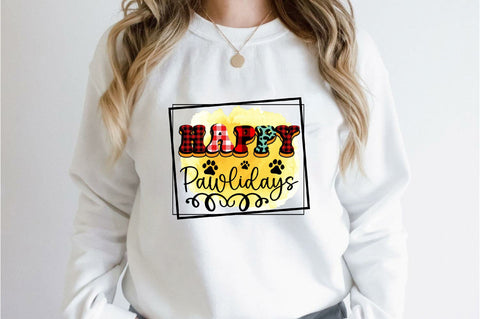 happy pawlidaysc Sublimation SVGArt 