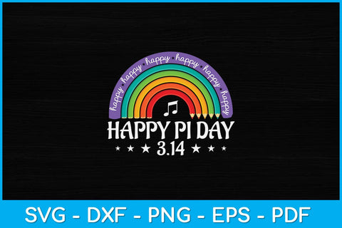 Happy Pi Day Mathematic Math Teacher Gift Rainbow Svg Design SVG artprintfile 