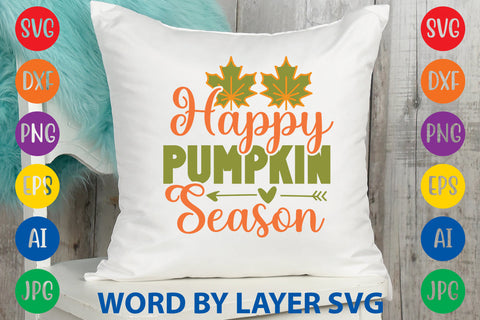 Happy Pumpkin Season, Fall SVG Design SVG Rafiqul20606 