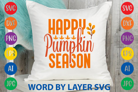 Happy Pumpkin Season, Fall SVG Design SVG Rafiqul20606 