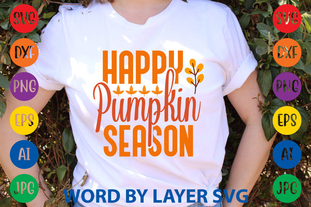 Happy Pumpkin Season, Fall SVG Design SVG Rafiqul20606 