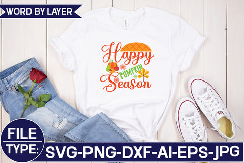 Happy Pumpkin Season SVG Cut File SVG Studio Innate 