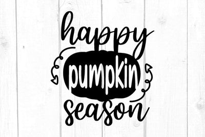 Happy Pumpkin Season Svg SVG cricutfilesmg 