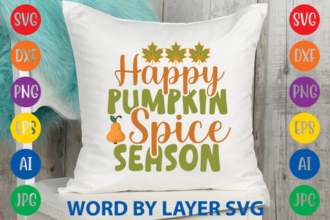 Happy Pumpkin Spice Season, Autumn SVG Design SVG Rafiqul20606 