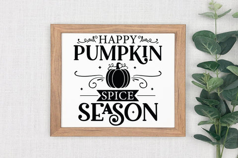 Happy Pumpkin Spice Season | Fall Sign SVG SVG CraftLabSVG 
