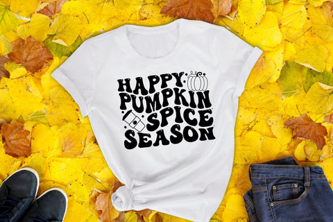 Happy Pumpkin Spice Season | Retro Fall SVG SVG CraftLabSVG 