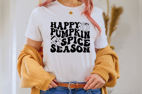 Happy Pumpkin Spice Season | Retro Fall SVG SVG CraftLabSVG 
