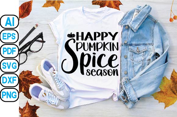 Happy Pumpkin Spice Season SVG Craftlabsvg24 
