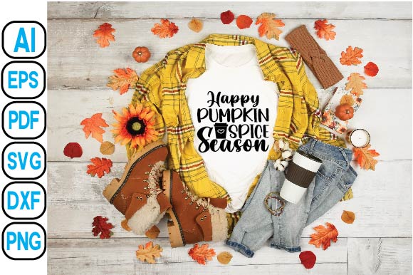 Happy Pumpkin Spice Season SVG Craftlabsvg24 