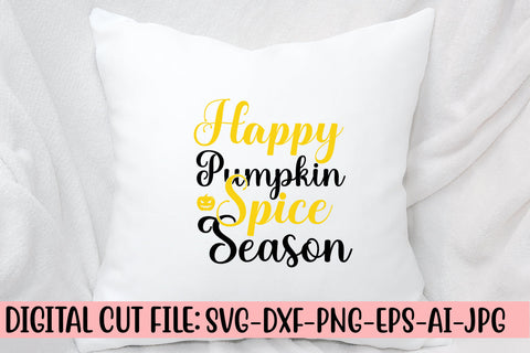 Happy Pumpkin Spice Season SVG Design SVG Syaman 