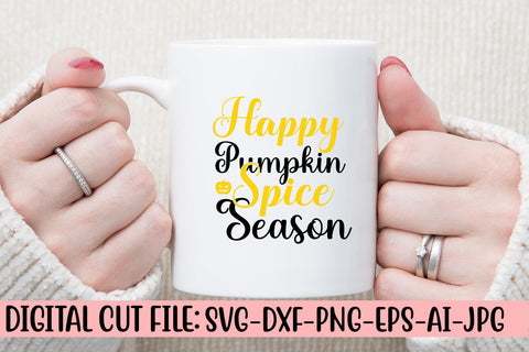 Happy Pumpkin Spice Season SVG Design SVG Syaman 