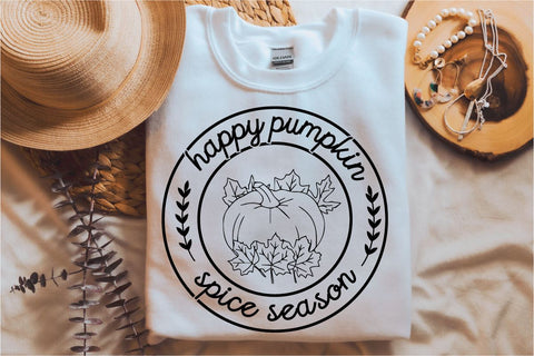 Happy Pumpkin Spice Season Svg, Fall Svg, Pumpkin Spice Svg, Autumn Svg, Fall Sweater Svg, Fall Quotes Svg, Fall Sayings Svg, Png Cut File, SVG BB Type Studios 