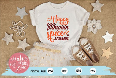 Happy pumpkin spice season SVG md faruk hossain 