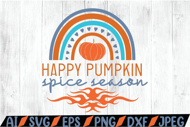 Happy Pumpkin spice season SVG SVG MStudio 