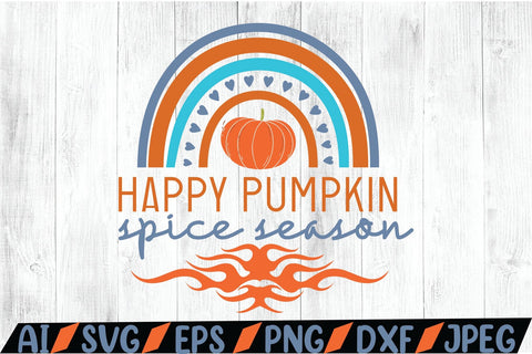 Happy Pumpkin spice season SVG SVG MStudio 