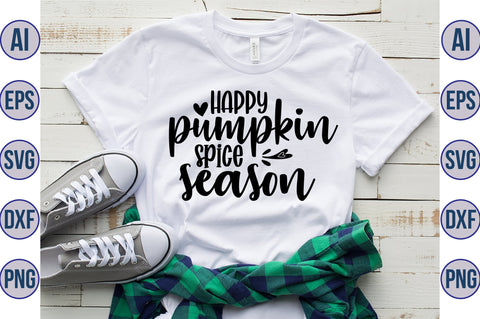 happy pumpkin spice season svg SVG orpitasn 