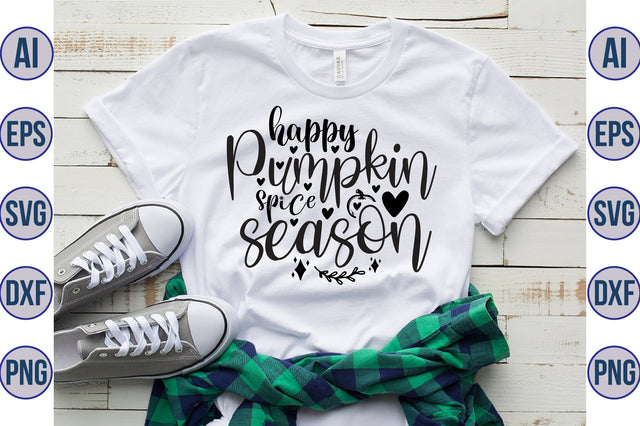 Happy Pumpkin Spice Season svg SVG orpitasn 