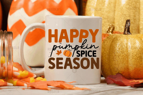 Happy pumpkin spice season SVG SVG Regulrcrative 