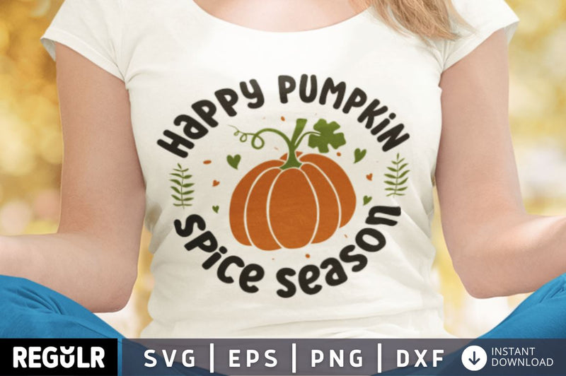 Happy pumpkin spice SVG SVG Regulrcrative 