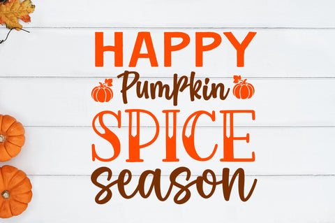 happy pumpkin spice svg SVG Regulrcrative 