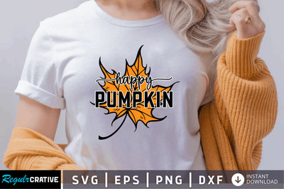 Happy pumpkin SVG SVG Regulrcrative 