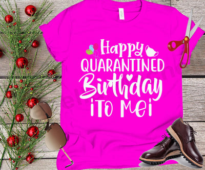 happy quarantined birthday to me svg, quarantined birthday t shirt svg, birthday t shirt svg, happy birthday t shirt svg, birthday gift shirt svg SVG Isabella Machell 