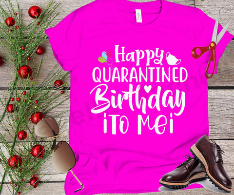 happy quarantined birthday to me svg, quarantined birthday t shirt svg, birthday t shirt svg, happy birthday t shirt svg, birthday gift shirt svg SVG Isabella Machell 