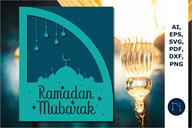 Happy Ramadan Mubarak Card Cover SVG SVG MD JOYNAL ABDIN 