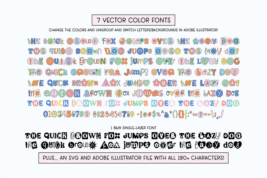Cute Ransom Font Happy Ransom Floral Boho Cut Out Font - So Fontsy