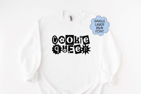 Happy Ransom Floral Boho Cut Out Font Font Blush Font Co. 