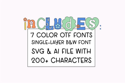 Happy Ransom Floral Boho Cut Out Font Font Blush Font Co. 