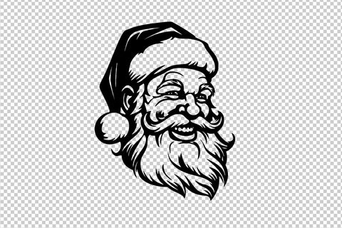 Happy Santa Claus SVG file SVG Boertiek 