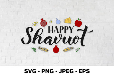 Happy Shavuot SVG. Jewish holiday SVG LaBelezoka 