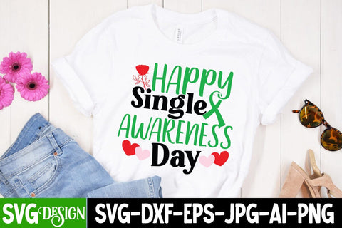 Happy Single Awareness Day SVG Cut File SVG BlackCatsMedia 