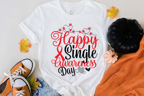 Happy Single Awareness Day SVG Cut File SVG BlackCatsMedia 