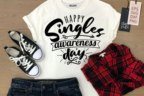 Happy Singles Awareness Day SVG dapiyupi store 