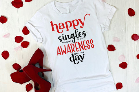 Happy Singles Awareness Day SVG I Anti Valentines Day SVG SVG Happy Printables Club 