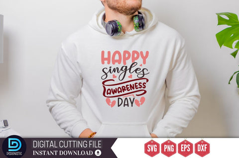 Happy singles awareness day SVG SVG DESIGNISTIC 