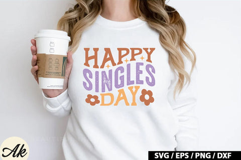 Happy singles day Retro SVG SVG akazaddesign 