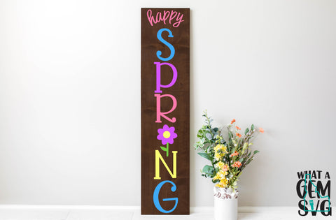 Happy Spring Porch Sign SVG | Hello Spring SVG | Spring Decor | Spring Flower | Spring Porch Sign SVG | Printable Wall Art | Spring Clipart SVG What A Gem SVG 