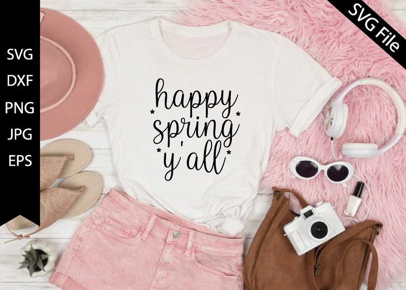 happy spring y'all SVG md faruk hossain 