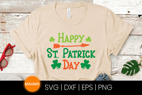 Happy St Patrick day svg quote SVG Maumo Designs 